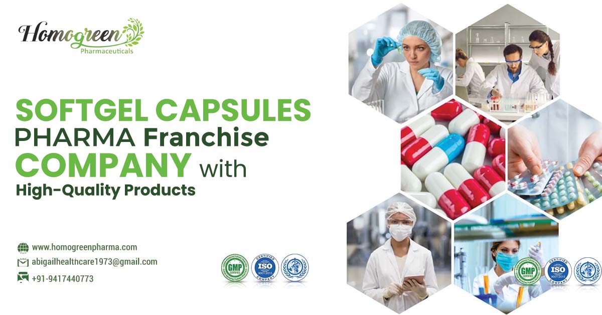 Softgel Capsules PCD Franchise Company | Homegreen Pharmaceuticals